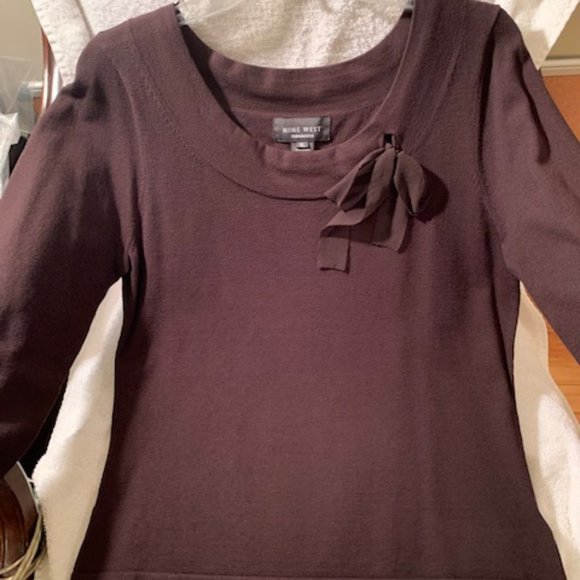 Nine West Separates dark brown sweater NWOT - Picture 2 of 11